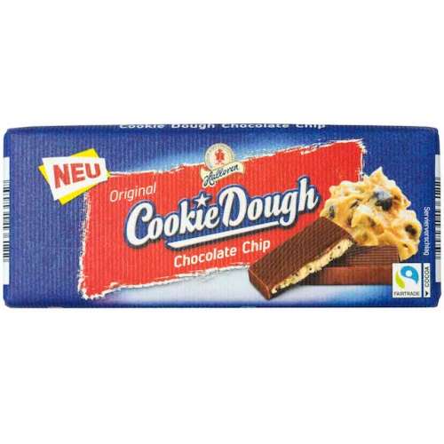 chocolate relleno de cookie dough