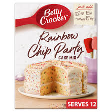 betty crocker rainbow chip party